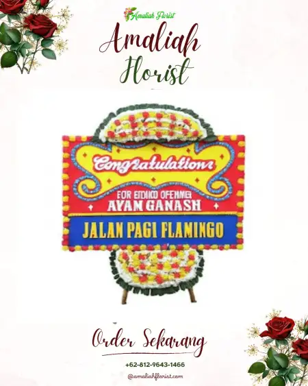 Sewa Papan Bunga Singget